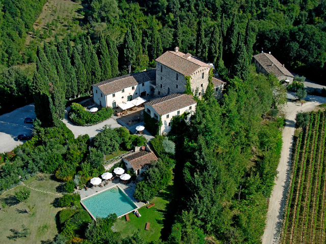 Panoramica dall'alto Castello di Orgiale